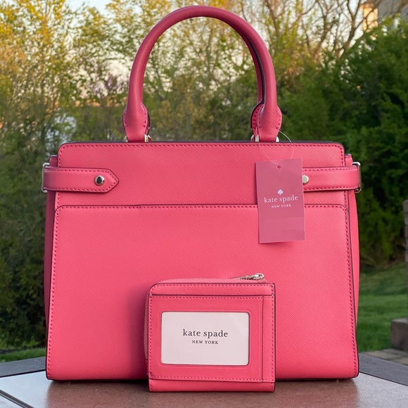 NWT Kate Spade Medium Satchel Staci & Wallet Set - Picture 2 of 5